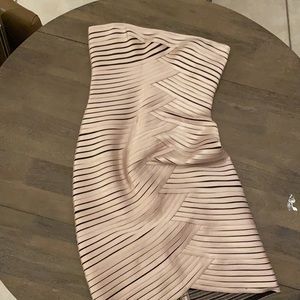 BCBG MaxAzria Champagne Dress